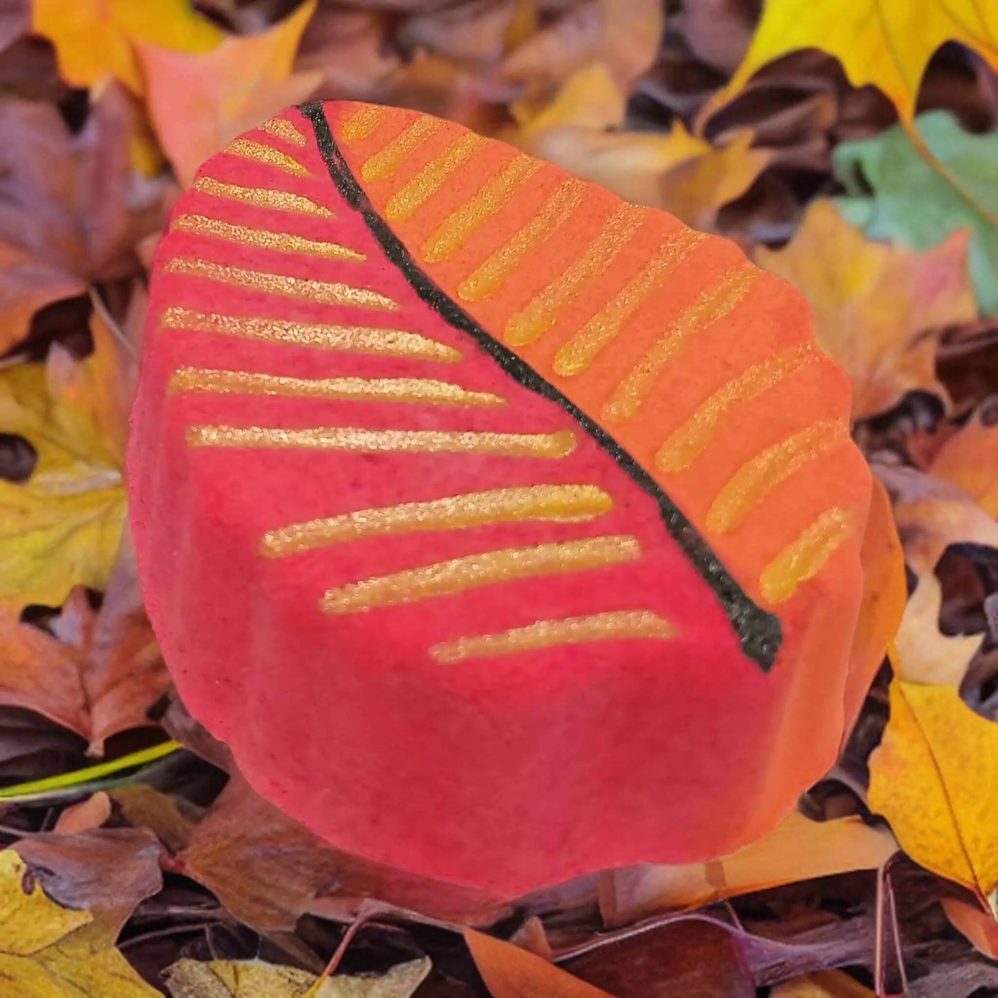 Halloween Autumn Leaves Bath Bomb VEGAN