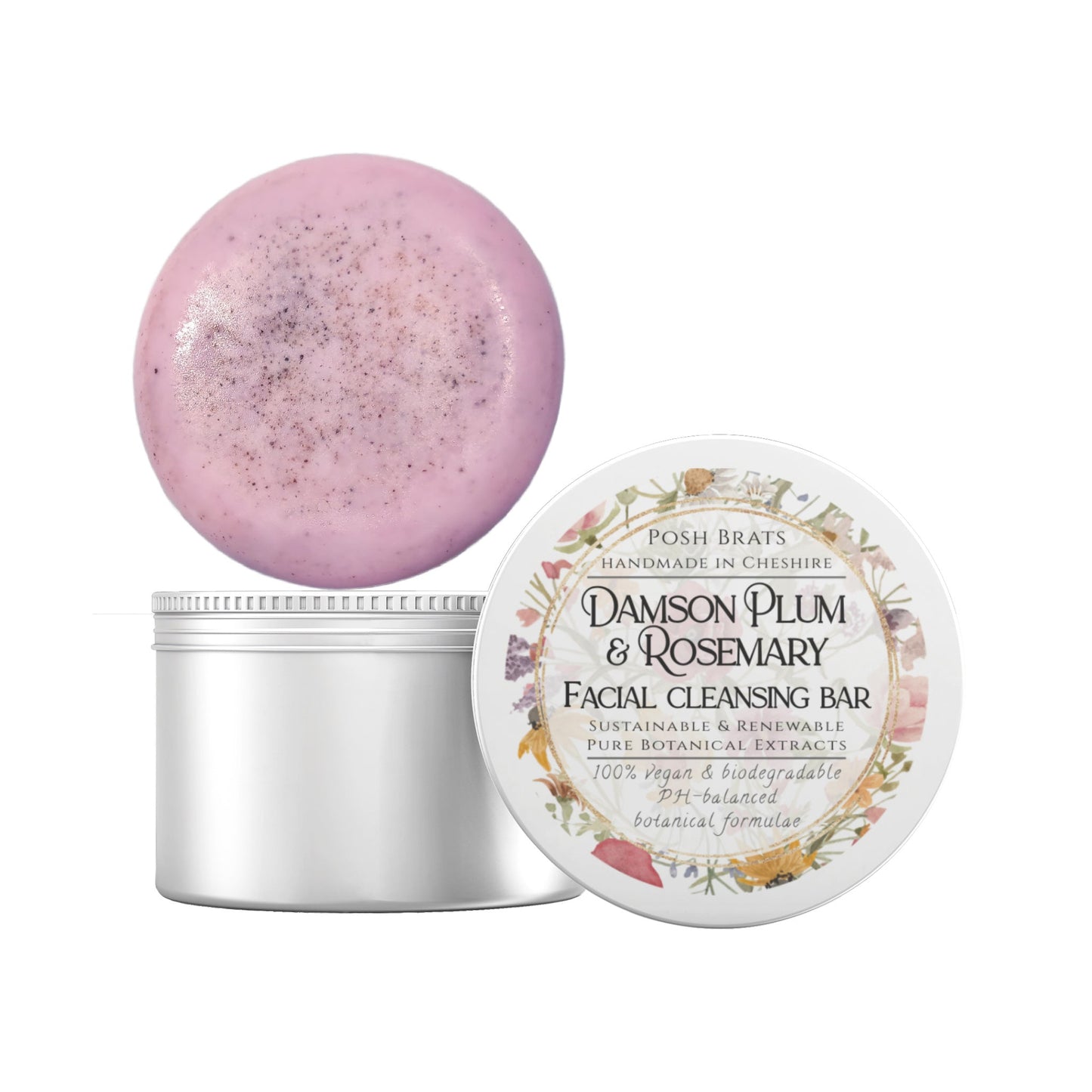 Damson Plum & Rosemary Facial Cleansing Bar