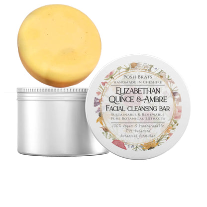 Elizabethan Quince & Ambre Facial Cleansing Bar