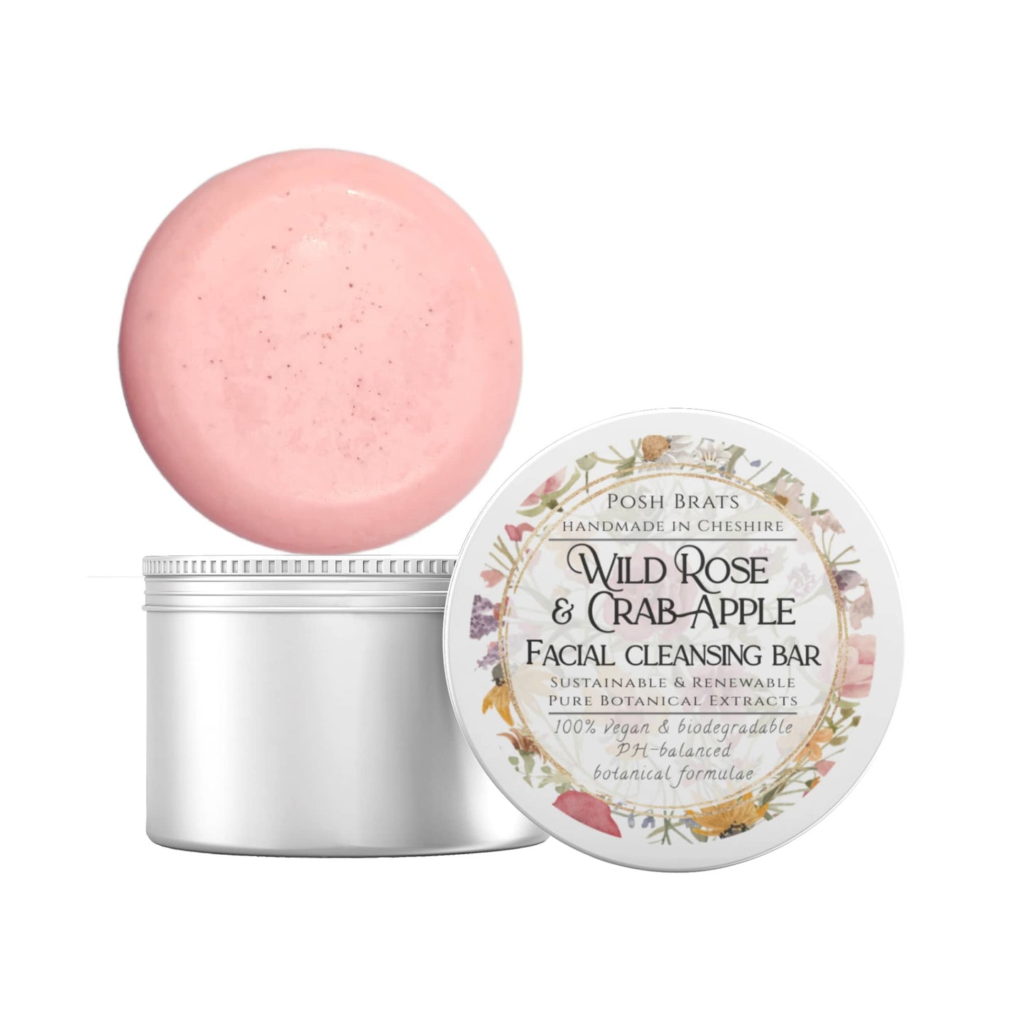 Wild Rose & Crab Apple Facial Cleansing Bar