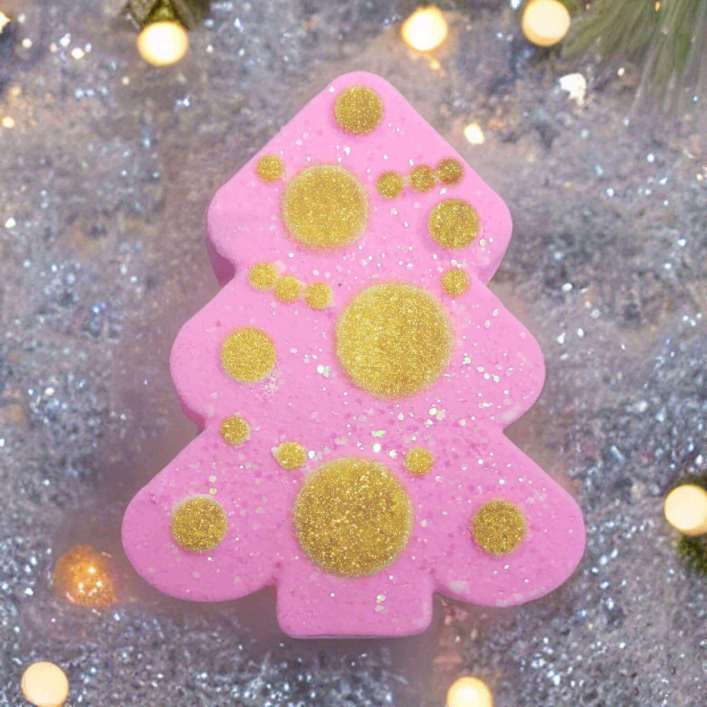 Christmas Frosted Cherry Blossom Bath Bomb