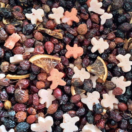 Gingerbread Natural Wildcraft Rosehip Potpourri  | Handmade